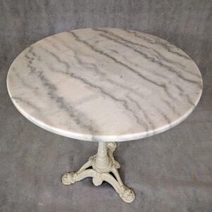 Mesa de mármol, 80 cm ⌀