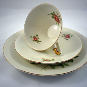 Set individual de porcelana para el té, 1950