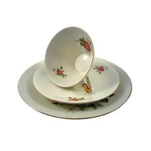 Set individual de porcelana para el té, 1950