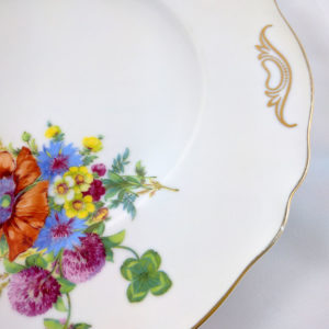 Fuente o plato, porcelana alemana