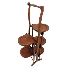 Cake stand eduardiano de 5 platos, ca. 1910
