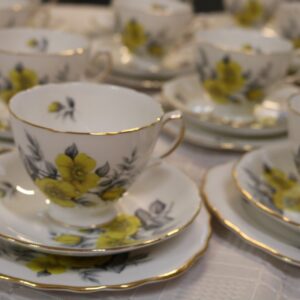Juego de té ingles vintage de porcelana