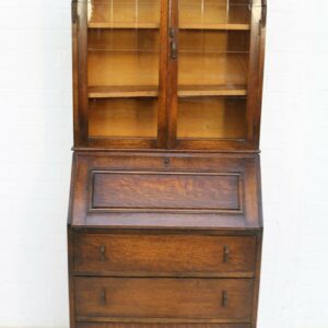 Secretaire Art Deco con librero superior